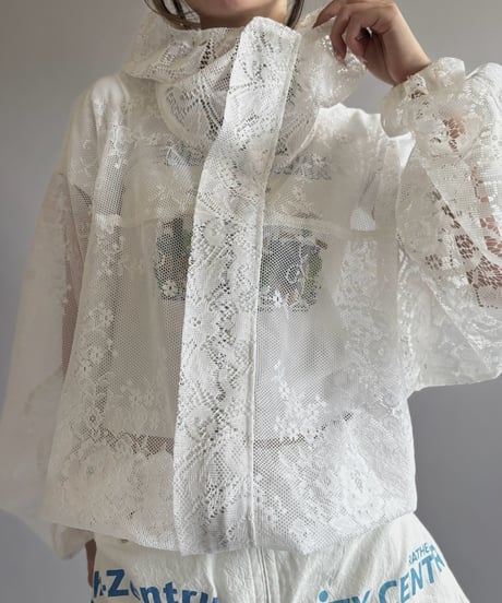 【RE;CIRCLE】RE Lace Hooded Jacket / 260824-013