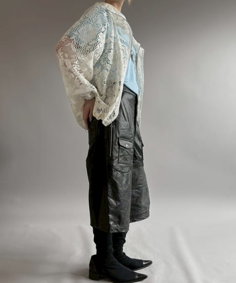 【RE;CIRCLE】RE Crochet  Hooded Blouson / 260709-011