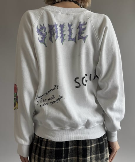 【RE;CIRCLE】 RE Mash up Products Handwritten Sweat Top  /261026-020