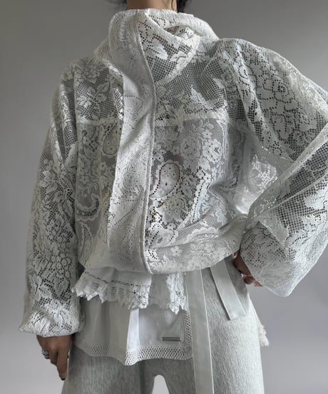 【RE;CIRCLE】RE Lace Hooded Jacket / 260914-005