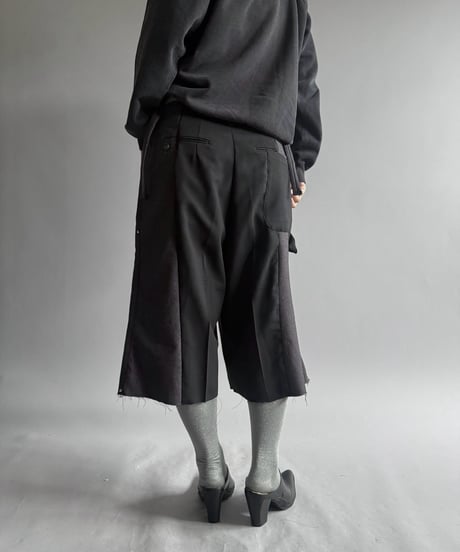 【Chinatsu Aoyama】 Re Suit Double Knee Shorts / 260921-002