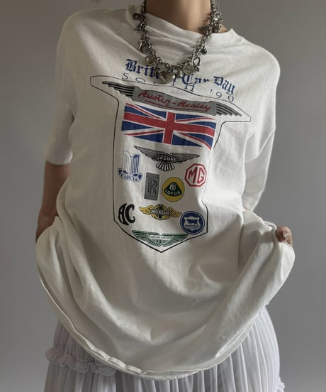 【USED】 Made in USA 90's British Car Day T-Shirt / 260801-002