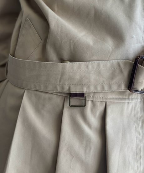 【RE;CIRCLE】 RE Pleated Hem Trench Coat  / 261019-027