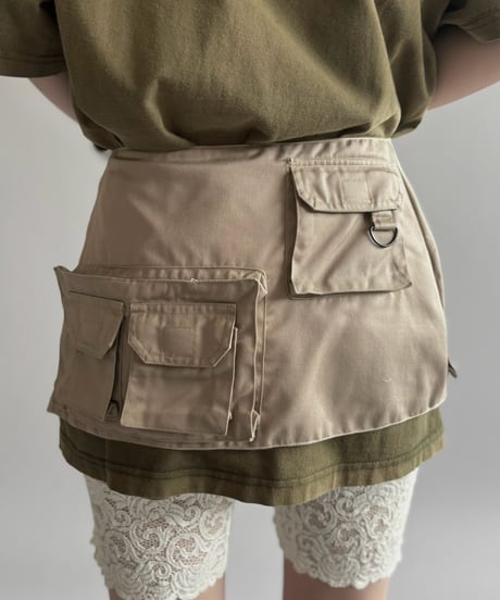 【RE;CIRCLE】  RE Fishing Vest Belt Bag / 260810-008