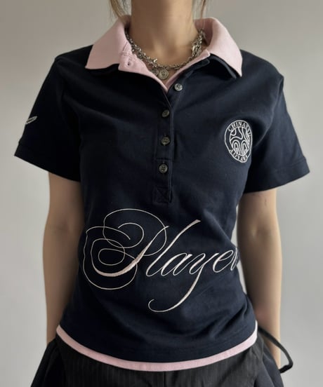 【Chinatsu Aoyama】 RE Player Polo Shirt / 260827-019