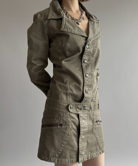 【USED】 DIESEL Design Long Length Jacket / 261010-002