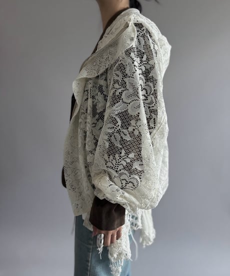 【RE;CIRCLE】RE Lace Hooded Jacket / 260914-001
