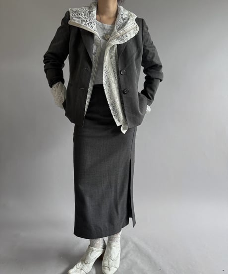 【RE;CIRCLE】RE Lace Hooded Jacket / 260914-009