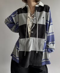 【RE;CIRCLE】 RE Lace-Up Rugger Shirt  /261015-008