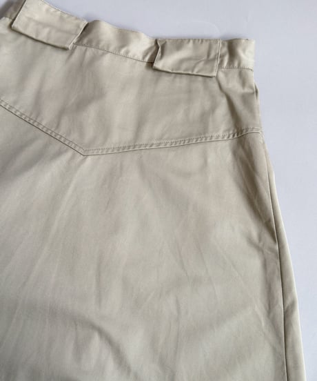 【USED】 Cotton Chino Long Skirt / 260905-023