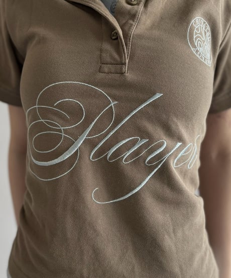 【Chinatsu Aoyama】 RE Player Polo Shirt / 260827-020