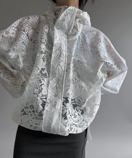 【RE;CIRCLE】RE Lace Hooded Jacket / 260914-010