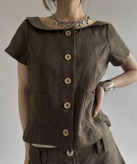 【USED】 Set Up S/S Jacket & Skirt/ 260815-012