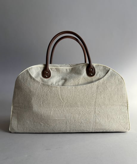 【RE;CIRCLE】 RE French Bedcover Boston Bag Plain  /261015-039