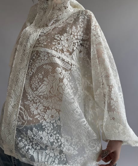 【RE;CIRCLE】RE Lace Hooded Jacket / 260824-011