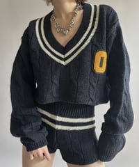 【RE;CIRCLE】 RE Tilden Knit Set-up  /261019-032