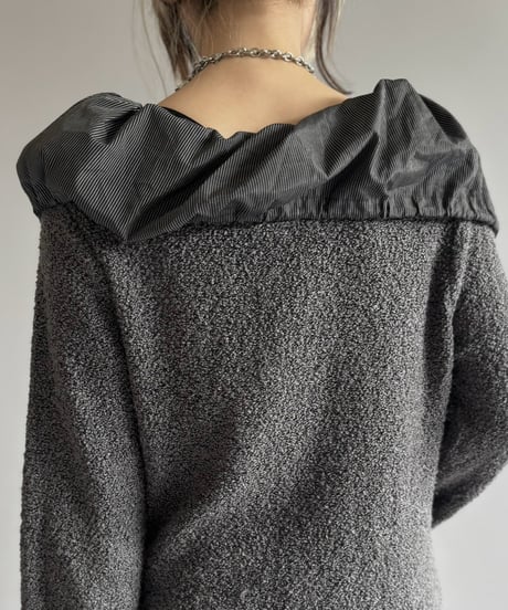 【USED】 Design Boucle Knit Dress / 260919-020