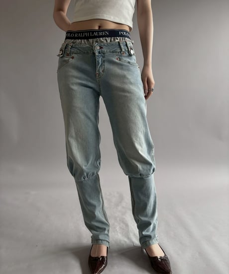 【USED】 Zip Design Denim Pants / 260725-030