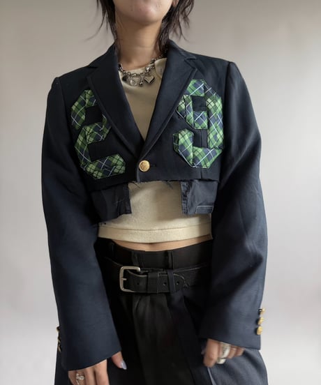 【RE;CIRCLE】 RE Numbering Tie Blazer  / 261019-006
