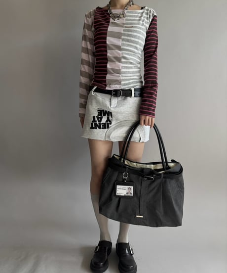 【Chinatsu Aoyama】 Patchwork Border Top  /  2601022-006