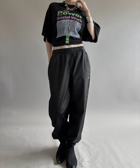 【USED】 Made in USA 90's Power of Social T-Shirt / 260801-025