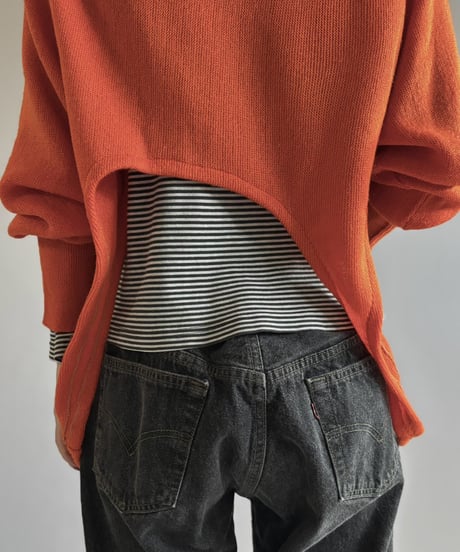 【RE;CIRCLE】 RE Deformed Acrylic Cardigan / 261005-006