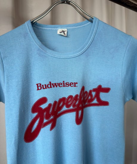 【USED】 Made in USA 70~80's Budweiser T-Shirt/ 260725-002