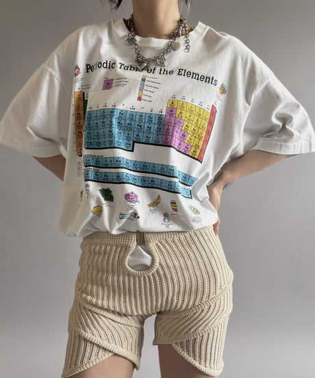 【USED】 Made in USA 93's The Periodic Table T-Shirt / 260725-020