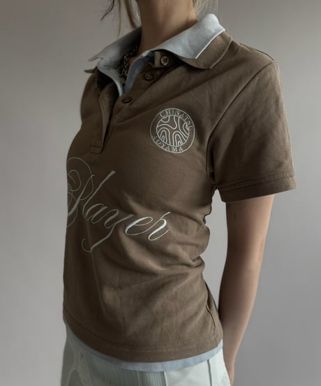 【Chinatsu Aoyama】 RE Player Polo Shirt / 260827-020