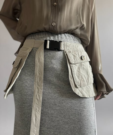 【RE;CIRCLE】  RE Fishing Vest Belt Bag / 260810-004