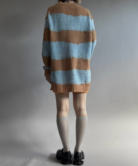 【USED】 Acne Studios Stripe Grange Knit  / 261024-016