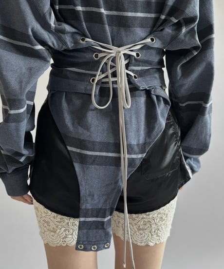 【RE;CIRCLE】 RE Leotard Rugger Shirt/ 260928-012