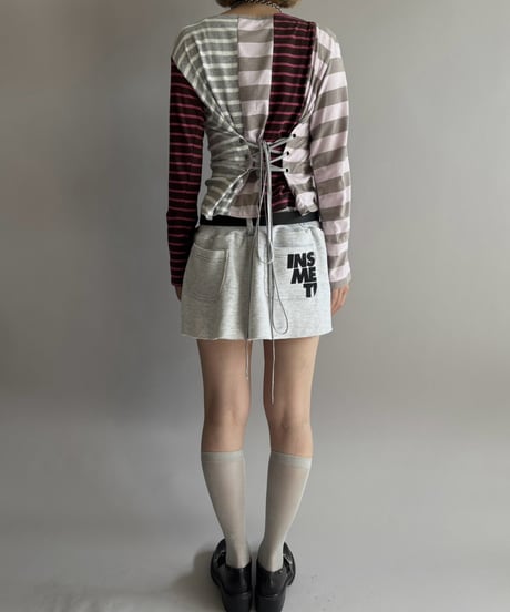 【Chinatsu Aoyama】 Patchwork Border Top  /  2601022-006