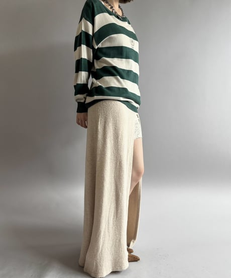 【USED】 Made in Italy Border Knit / 261031-018