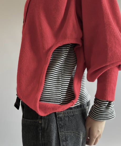 【RE;CIRCLE】 RE Deformed Acrylic Cardigan / 261005-007