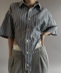 【RE;CIRCLE】RE Leotard Stripe S/S Shirt / 260713-007