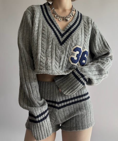 【RE;CIRCLE】 RE Tilden Knit Set-up  /261019-031