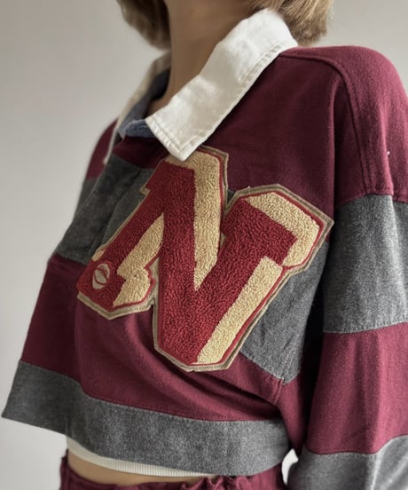 【RE;CIRCLE】 RE Cropped Rugger Shirt Set-Up  /261015-003