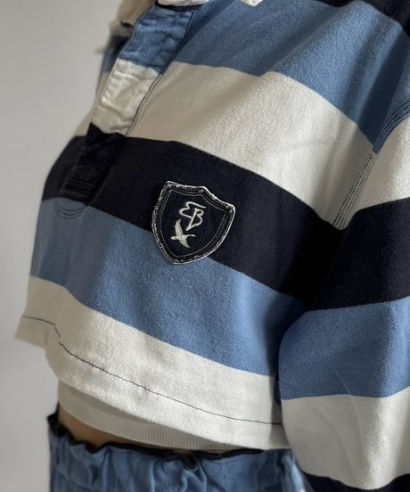 【RE;CIRCLE】 RE Cropped Rugger Shirt Set-Up  /261015-005