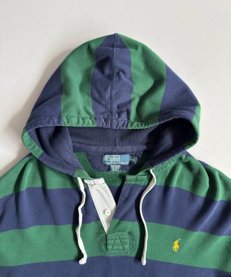 【USED】 Polo by Ralph Lauren Hooded Rugger Shirt / 260905-002