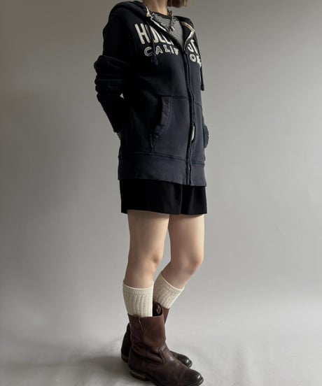 【USED】 HOLLI STER Patch Zip-Up Hoodie / 261010-015