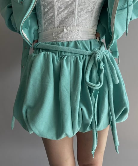 【Chinatsu Aoyama】 Sweat Skirt /  2601022-016