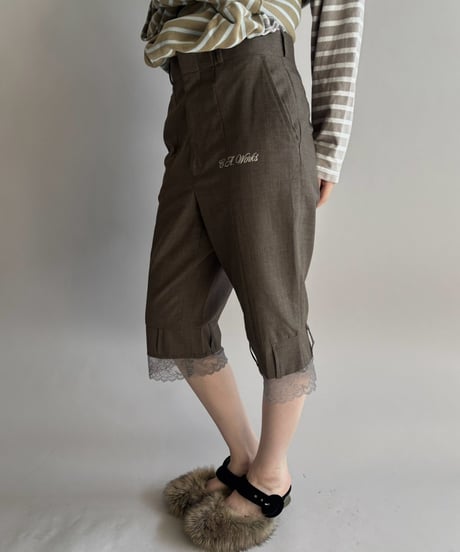 【Chinatsu Aoyama】 Suit Capri Pants  /  2601022-032