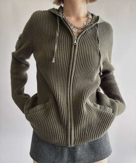 【USED】 Lauren Ralph Lauren Knit Zip Parka / 261017-010