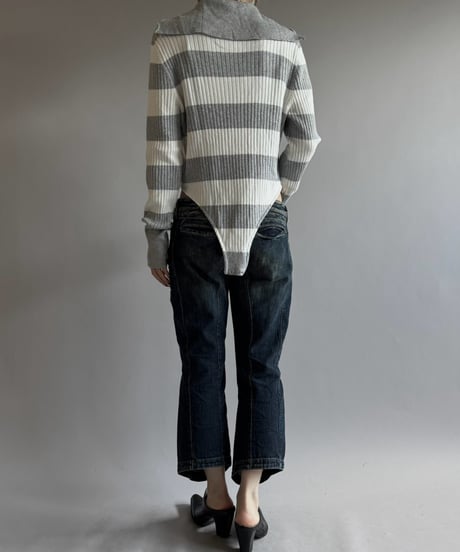 【RE;CIRCLE】 RE Rib Knit Leotard Top /261001-018