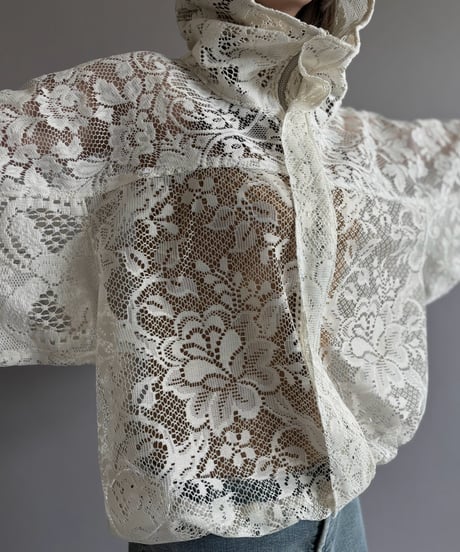 【RE;CIRCLE】RE Lace Hooded Jacket / 260824-010