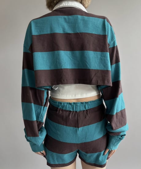 【RE;CIRCLE】 RE Cropped Rugger Shirt Set-Up  /261015-002