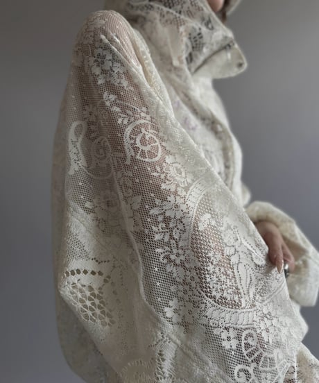 【RE;CIRCLE】RE Lace Hooded Jacket / 260824-015