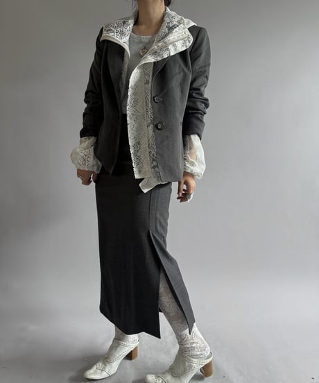 【RE;CIRCLE】RE Lace Hooded Jacket / 260914-009