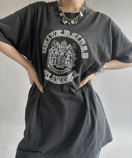 【USED】 Made in USA 80~90's UNIVERSIDAD SALAMANCA T-Shirt / 260801-004